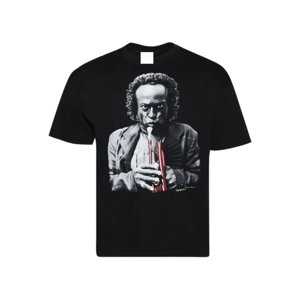 EARTHLING VIP Miles Davis T-shirt Black